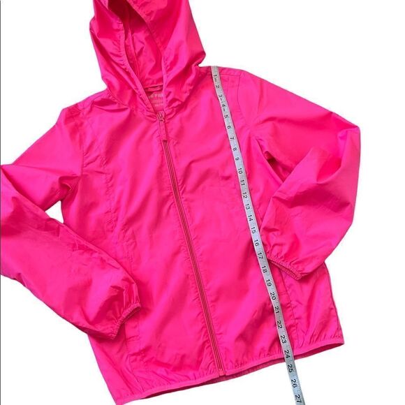 JOE FRESH Hot Pink Lightweight Hooded Casual Spring Windbreaker XS - Picture 8 of 9